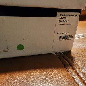 Givenchy Burgundy Leather Slip-Ons